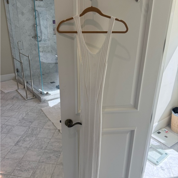 KHAITE White 'The Ottilie' Midi Dress - Picture 12 of 16